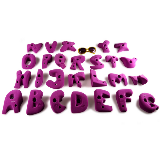 Bat Holds Alphabet Kinder Klettergriffe