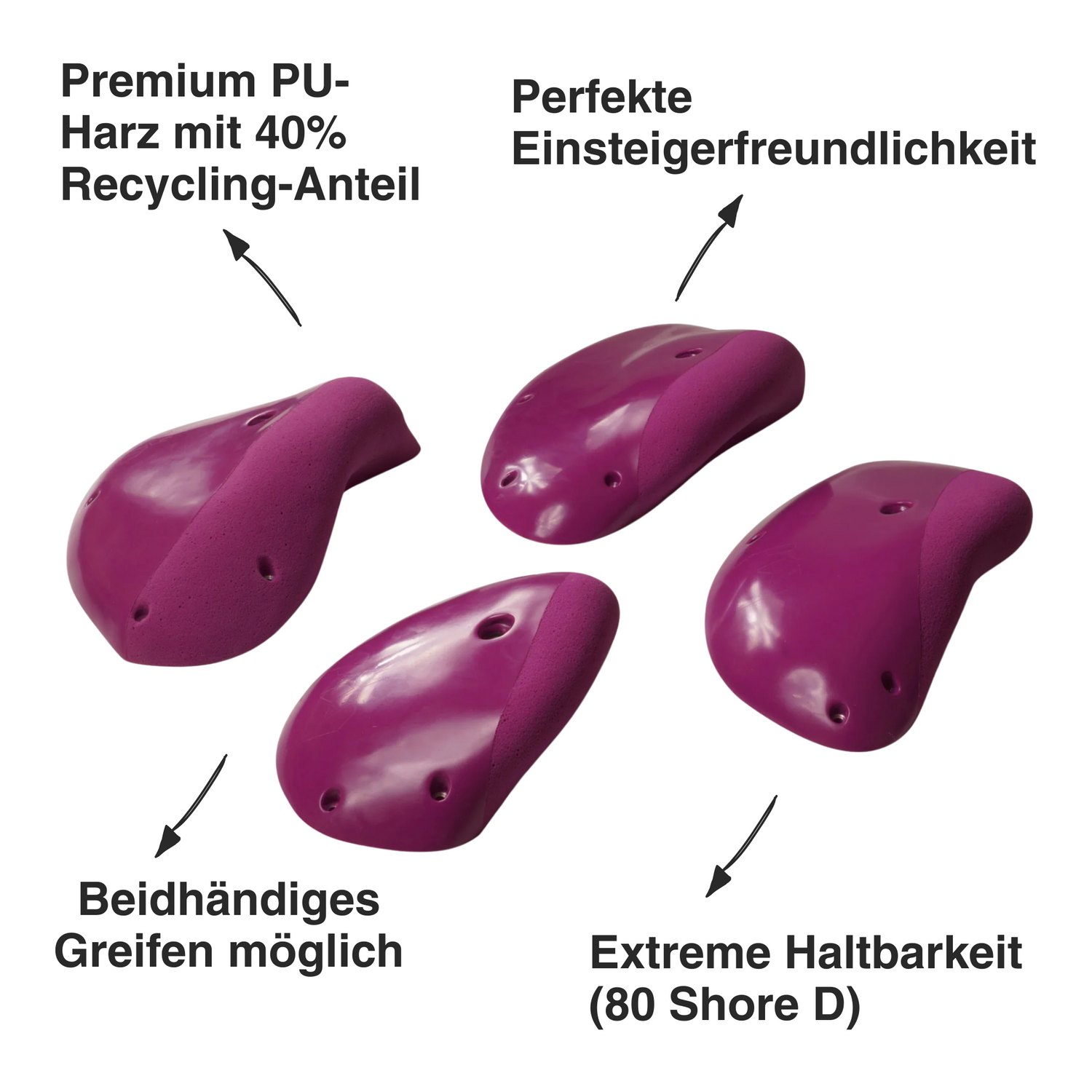 Jugs Klettergriffe von Kitka Climbing