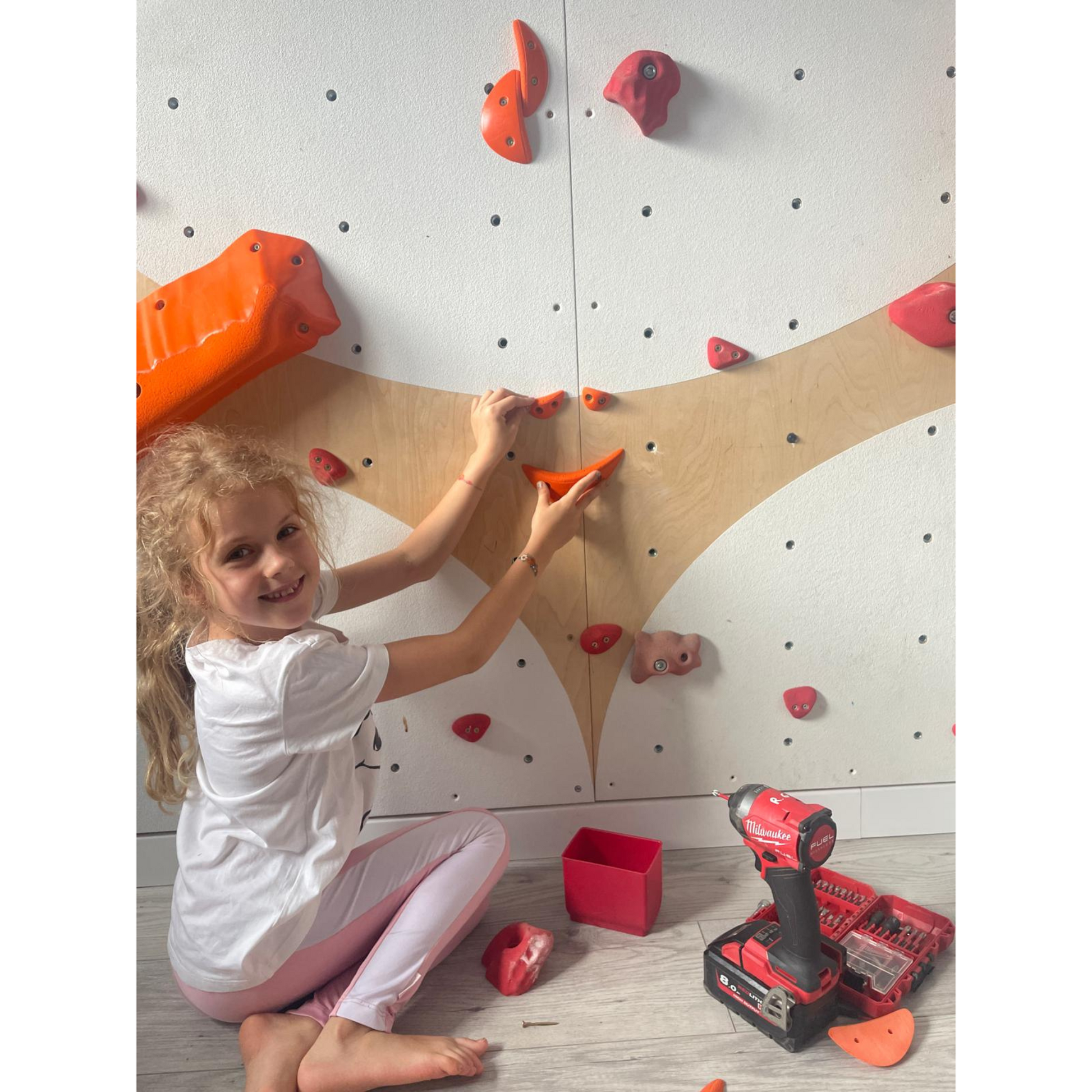 Kinder Kletterwand Detailbild