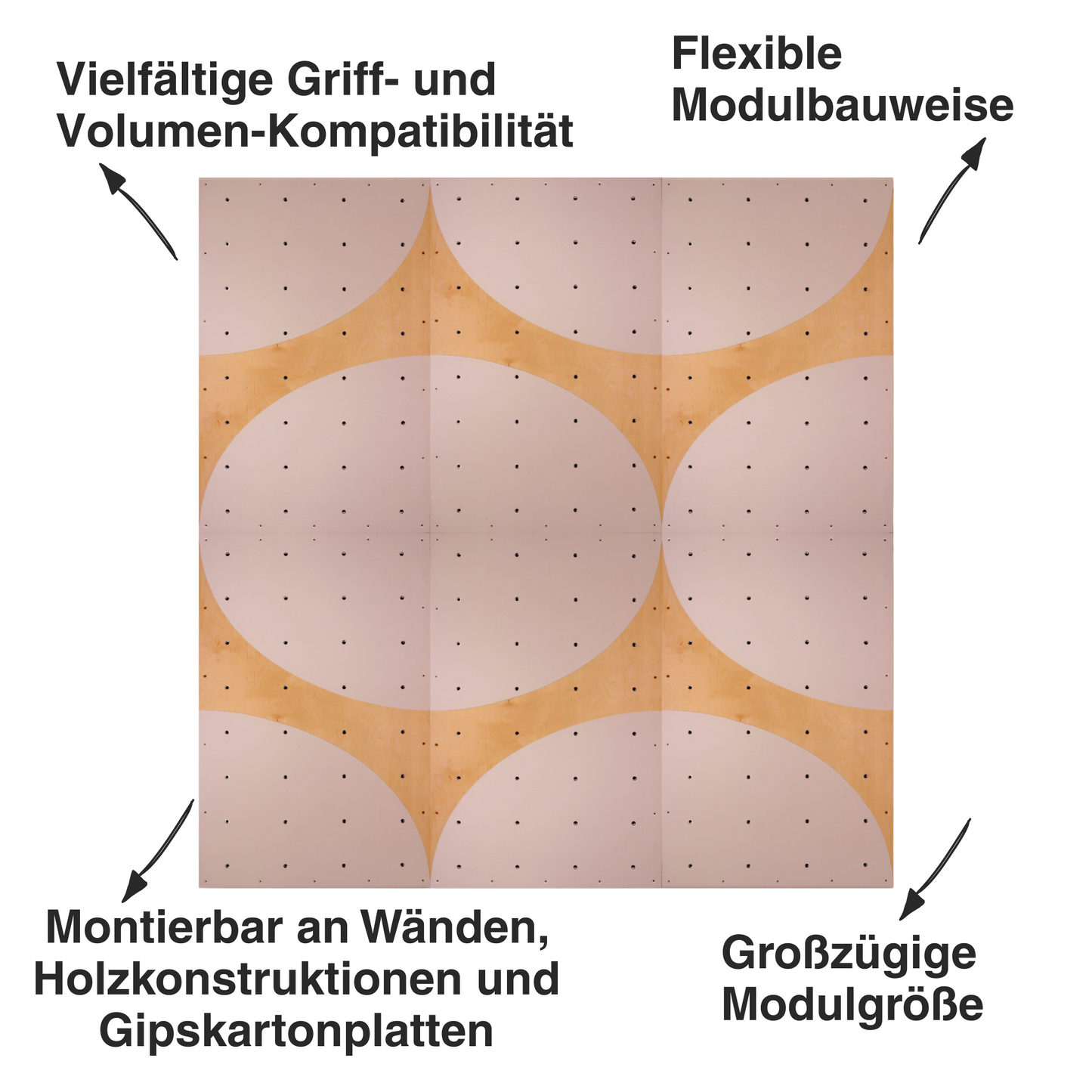 Kinder Kletterwand Indoor modular erweiterbar Birkenholz