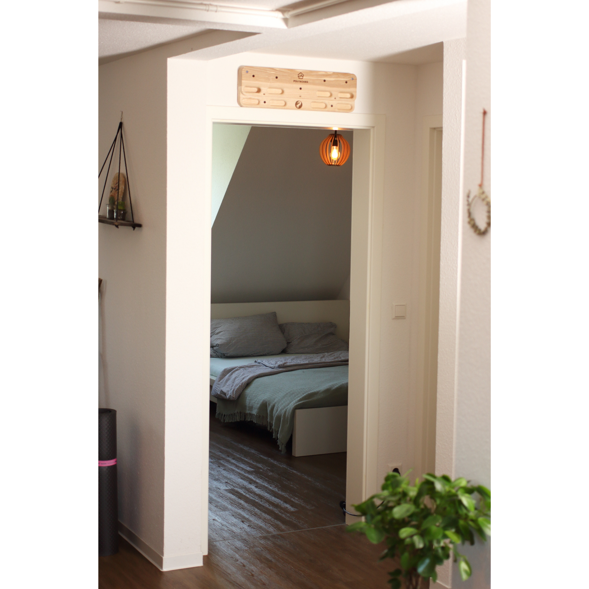 Polyboard montiert