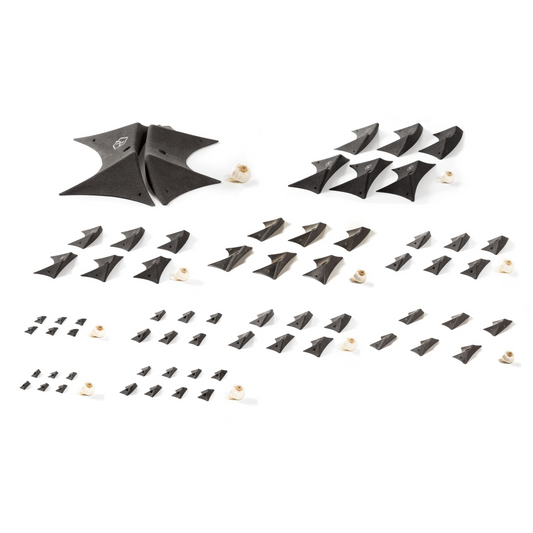 Polytalon Bats Complete mit Dualtex mit Grössenvergleich
