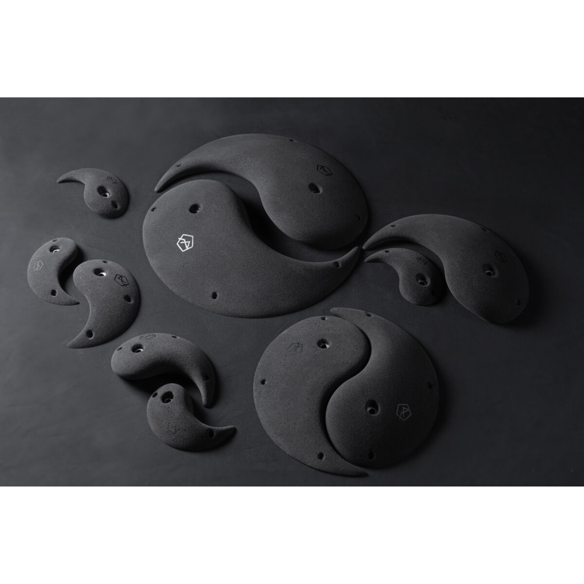 Polytalon Ying Klettergriffe Detailbild Schwarz
