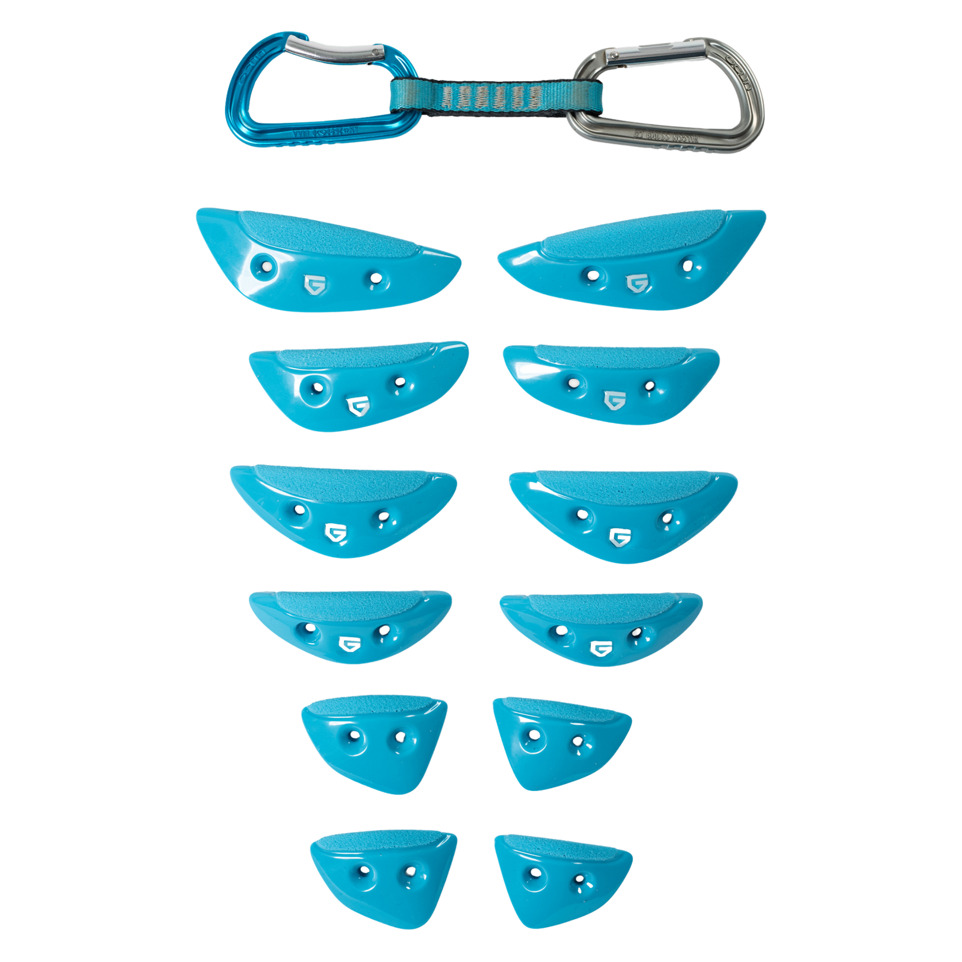 Virgin Grip Fighters Mini Crimps Klettergriffe Draufsicht 2