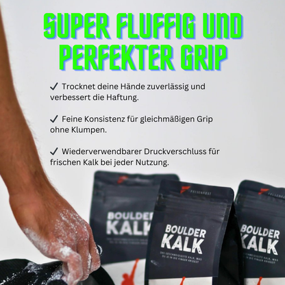 Vorteile des Felsenfest Boulderkalks